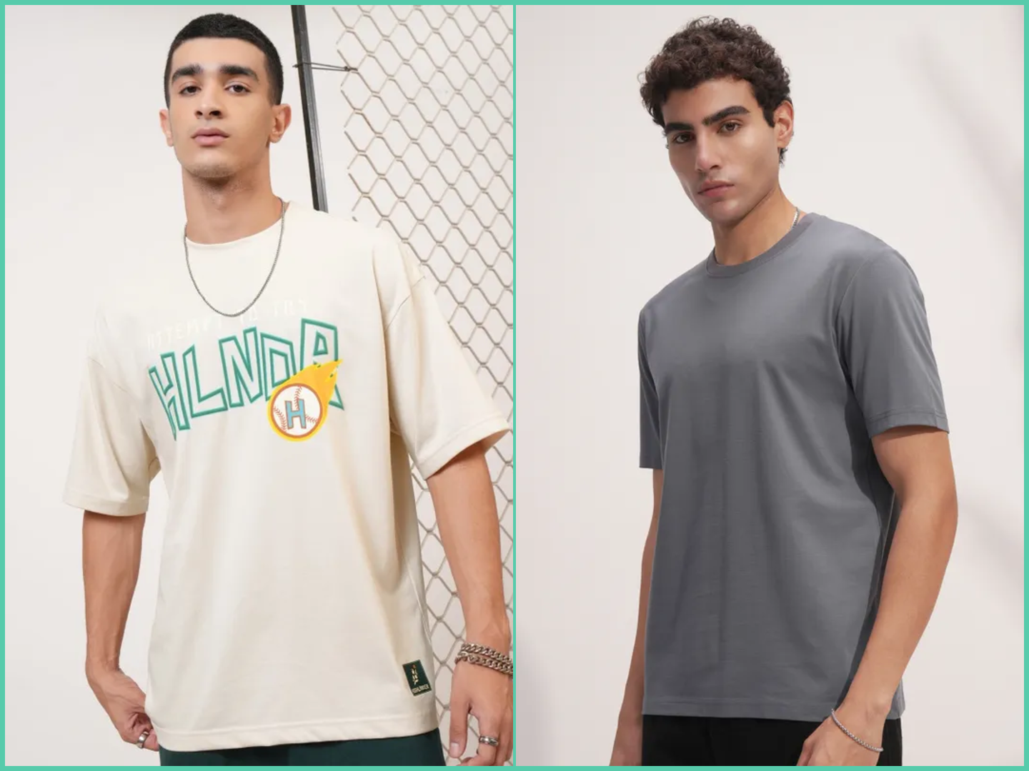 Oversized vs regular tees