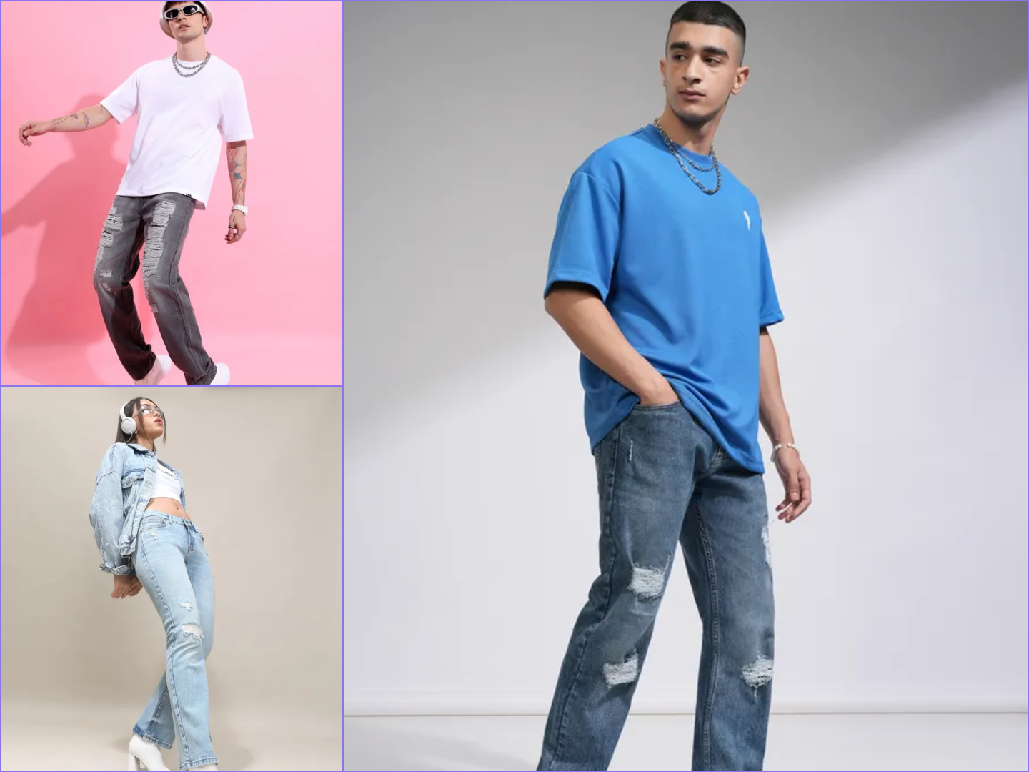 mens distress jeans
